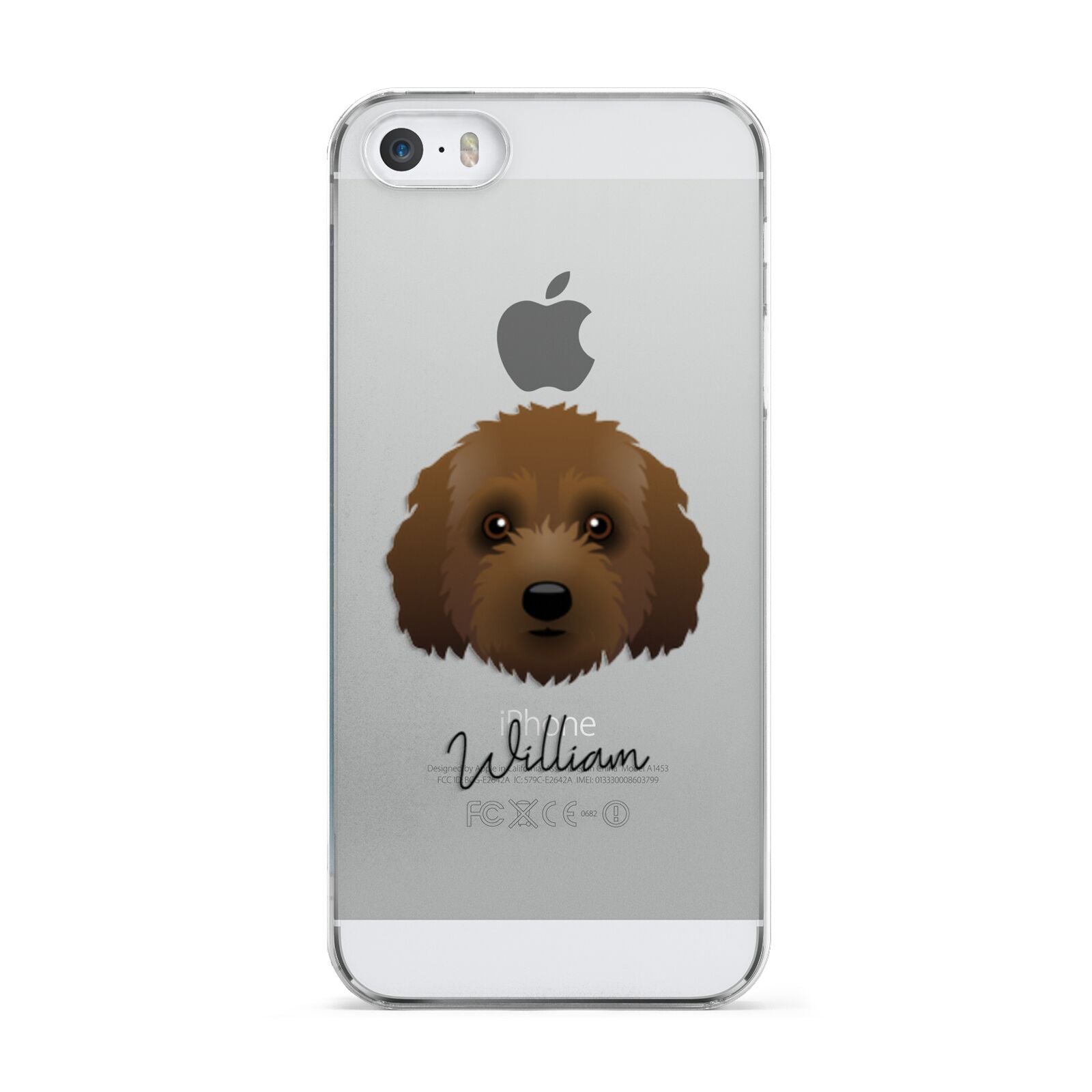 Australian Labradoodle Personalised Apple iPhone 5 Case