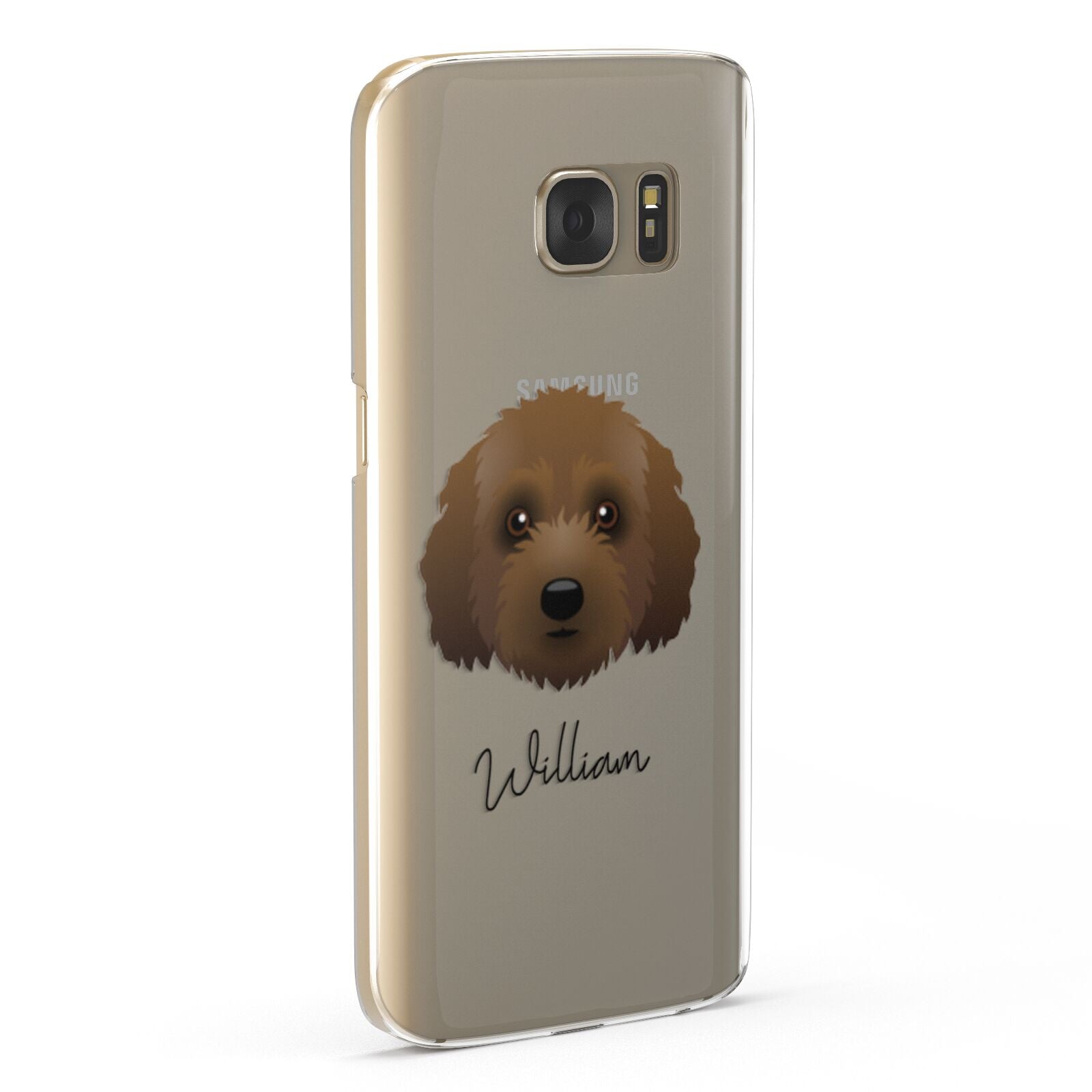 Australian Labradoodle Personalised Samsung Galaxy Case Fourty Five Degrees