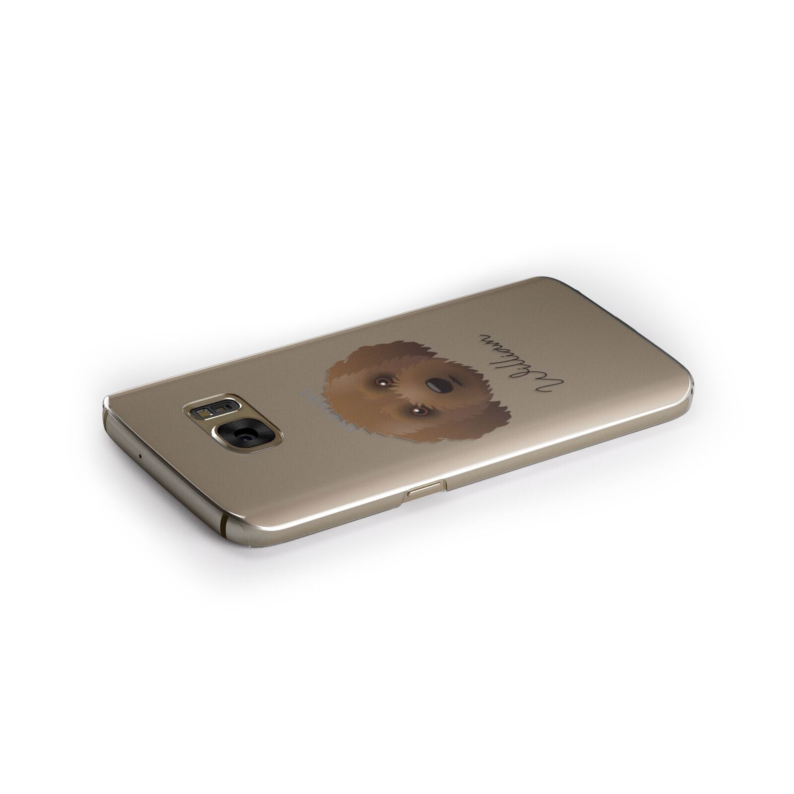 Australian Labradoodle Personalised Samsung Galaxy Case Side Close Up