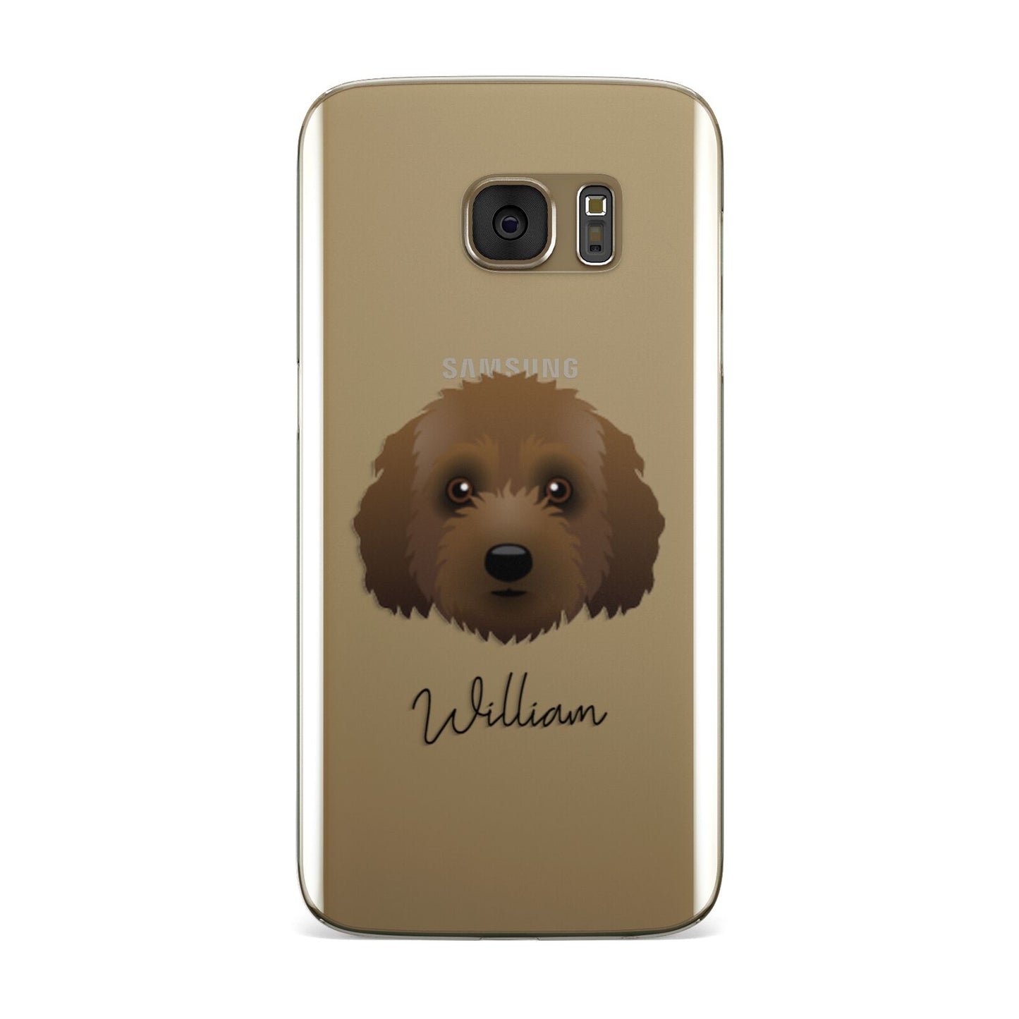 Australian Labradoodle Personalised Samsung Galaxy Case