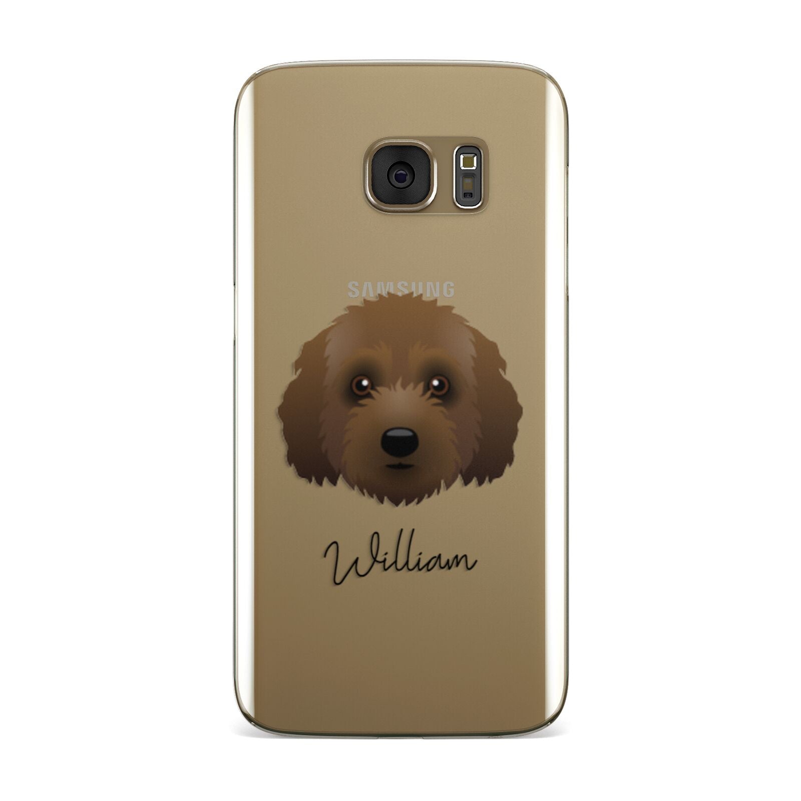 Australian Labradoodle Personalised Samsung Galaxy Case