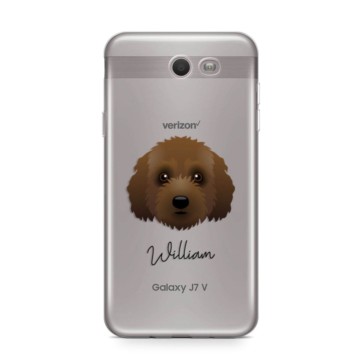Australian Labradoodle Personalised Samsung Galaxy J7 2017 Case