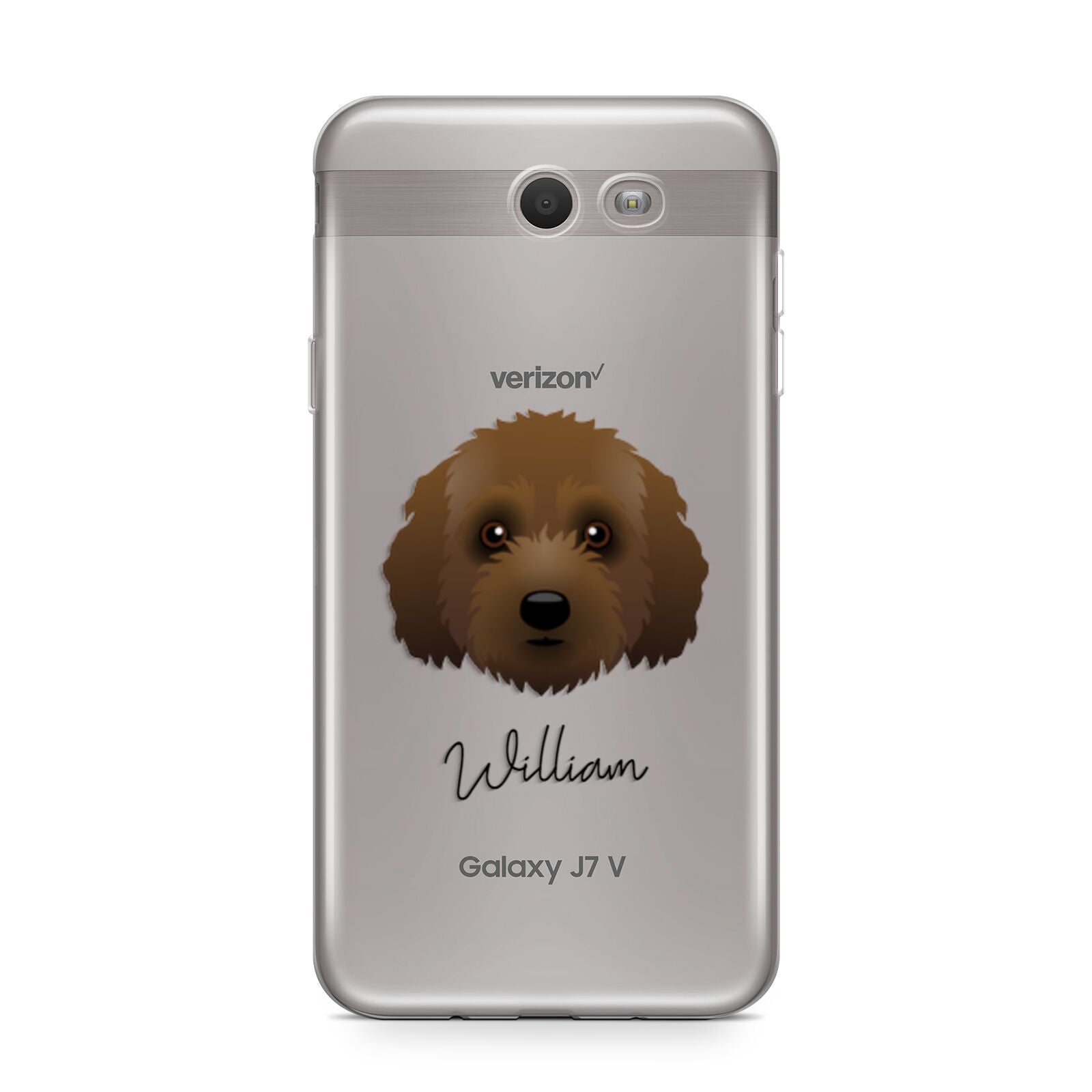 Australian Labradoodle Personalised Samsung Galaxy J7 2017 Case