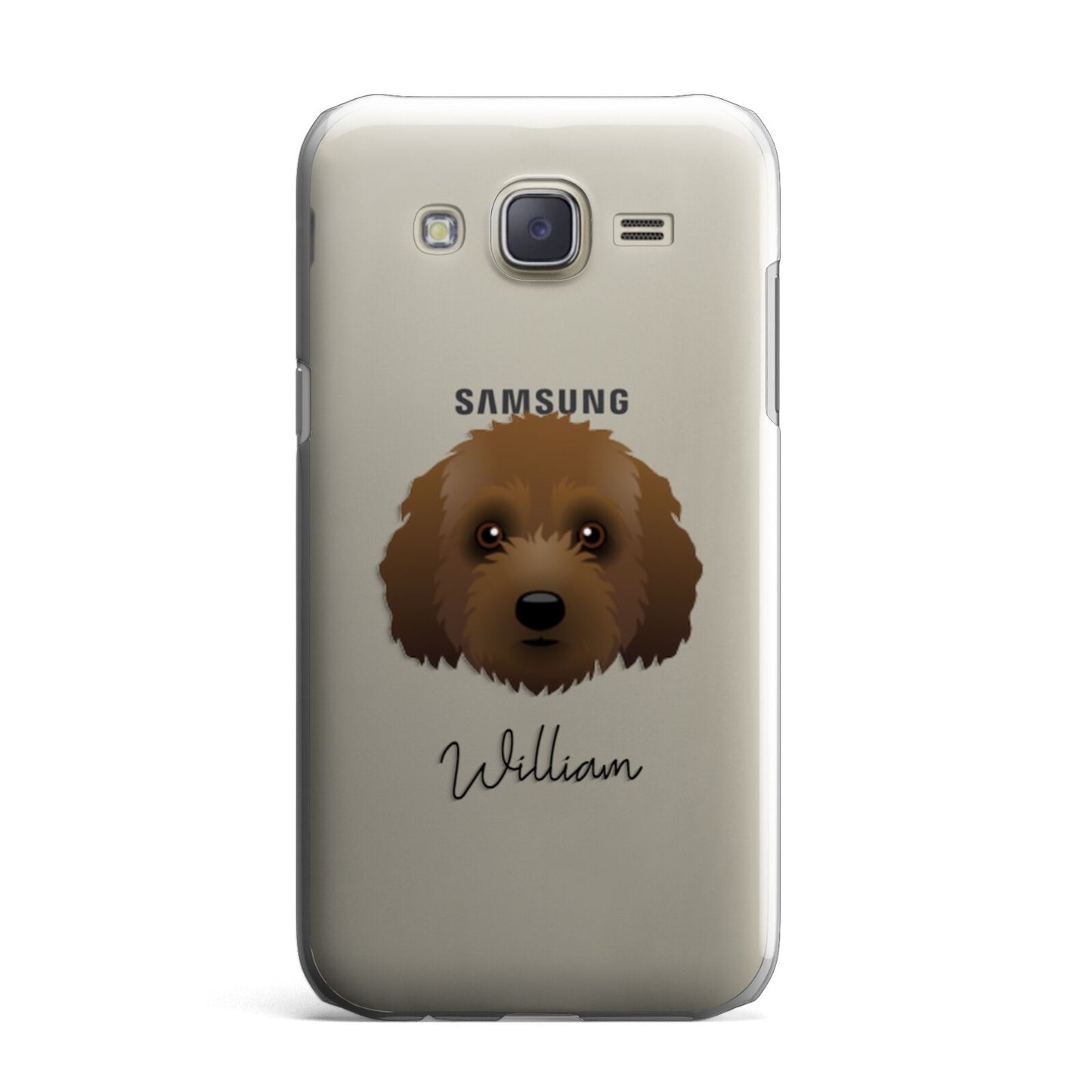 Australian Labradoodle Personalised Samsung Galaxy J7 Case