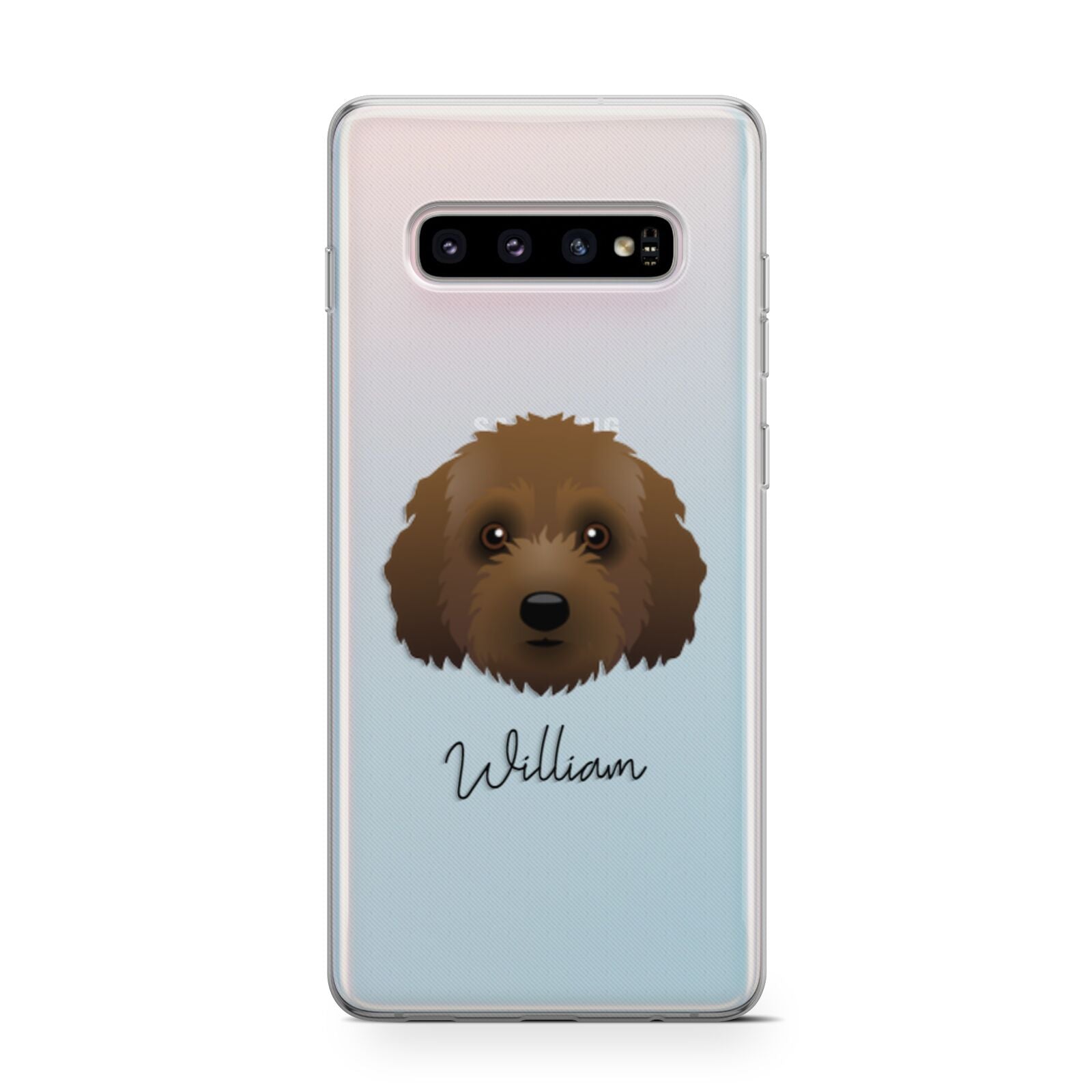 Australian Labradoodle Personalised Samsung Galaxy S10 Case