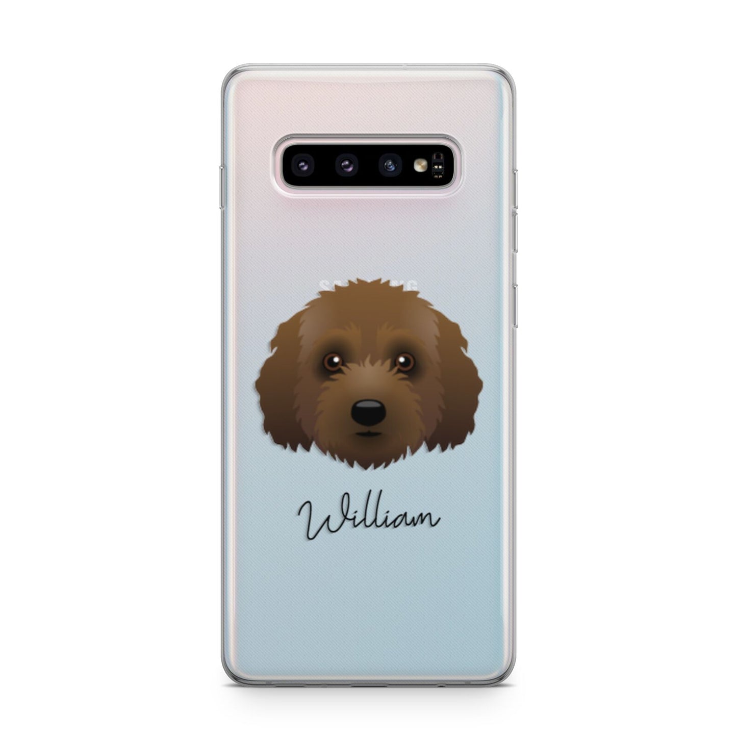Australian Labradoodle Personalised Samsung Galaxy S10 Plus Case