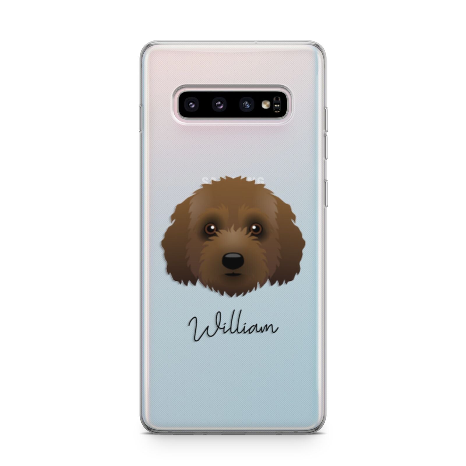Australian Labradoodle Personalised Samsung Galaxy S10 Plus Case