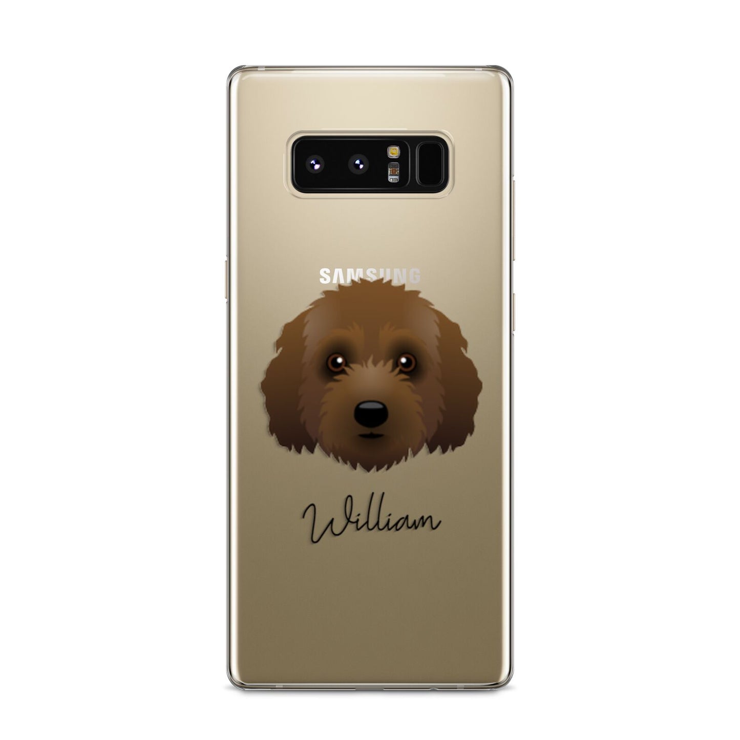 Australian Labradoodle Personalised Samsung Galaxy S8 Case