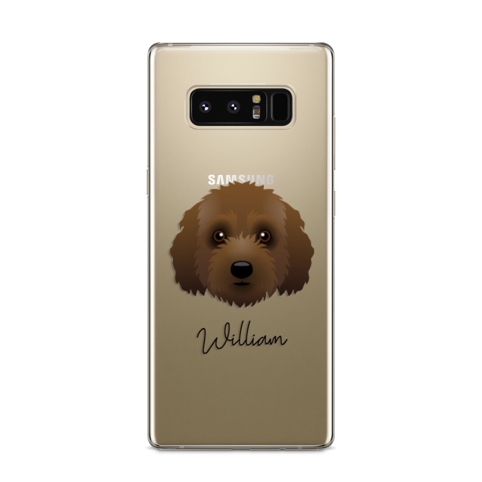 Australian Labradoodle Personalised Samsung Galaxy S8 Case
