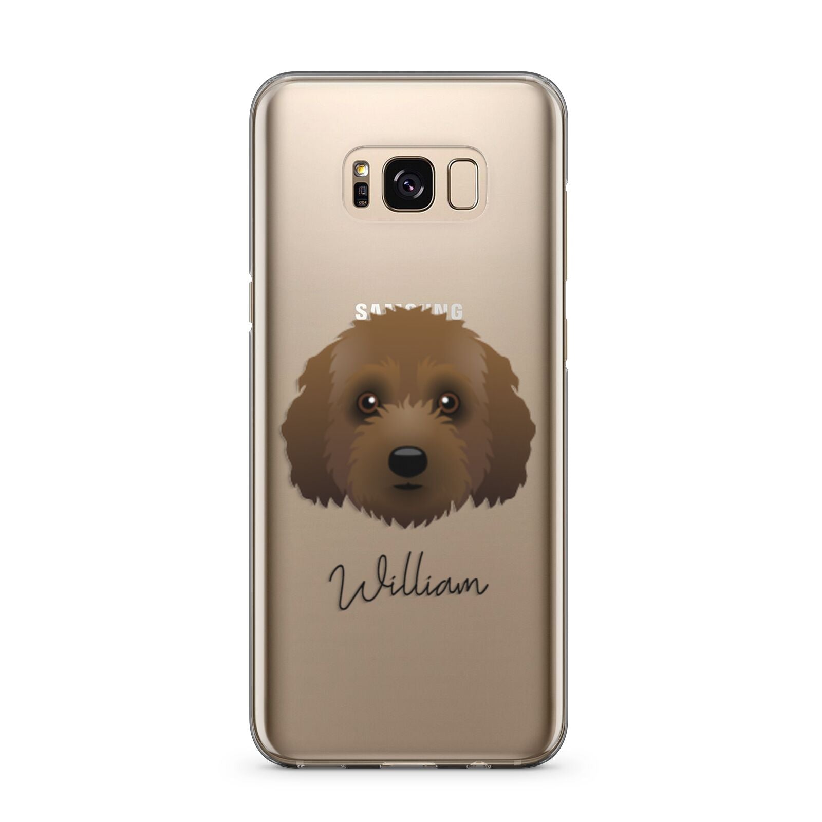 Australian Labradoodle Personalised Samsung Galaxy S8 Plus Case