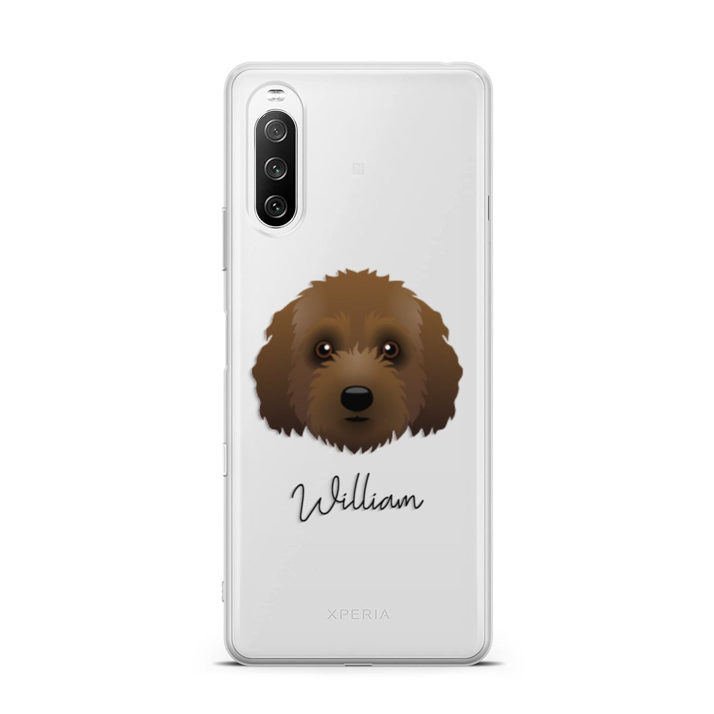 Australian Labradoodle Personalised Sony Xperia 10 III Case