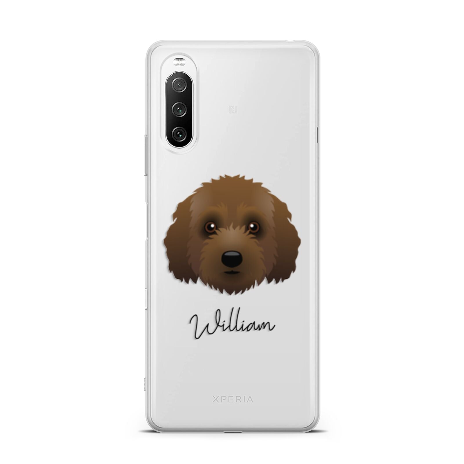 Australian Labradoodle Personalised Sony Xperia 10 III Case