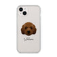 Australian Labradoodle Personalised iPhone 14 Plus Clear Tough Case Starlight
