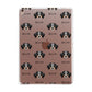 Australian Shepherd Icon with Name Apple iPad Rose Gold Case
