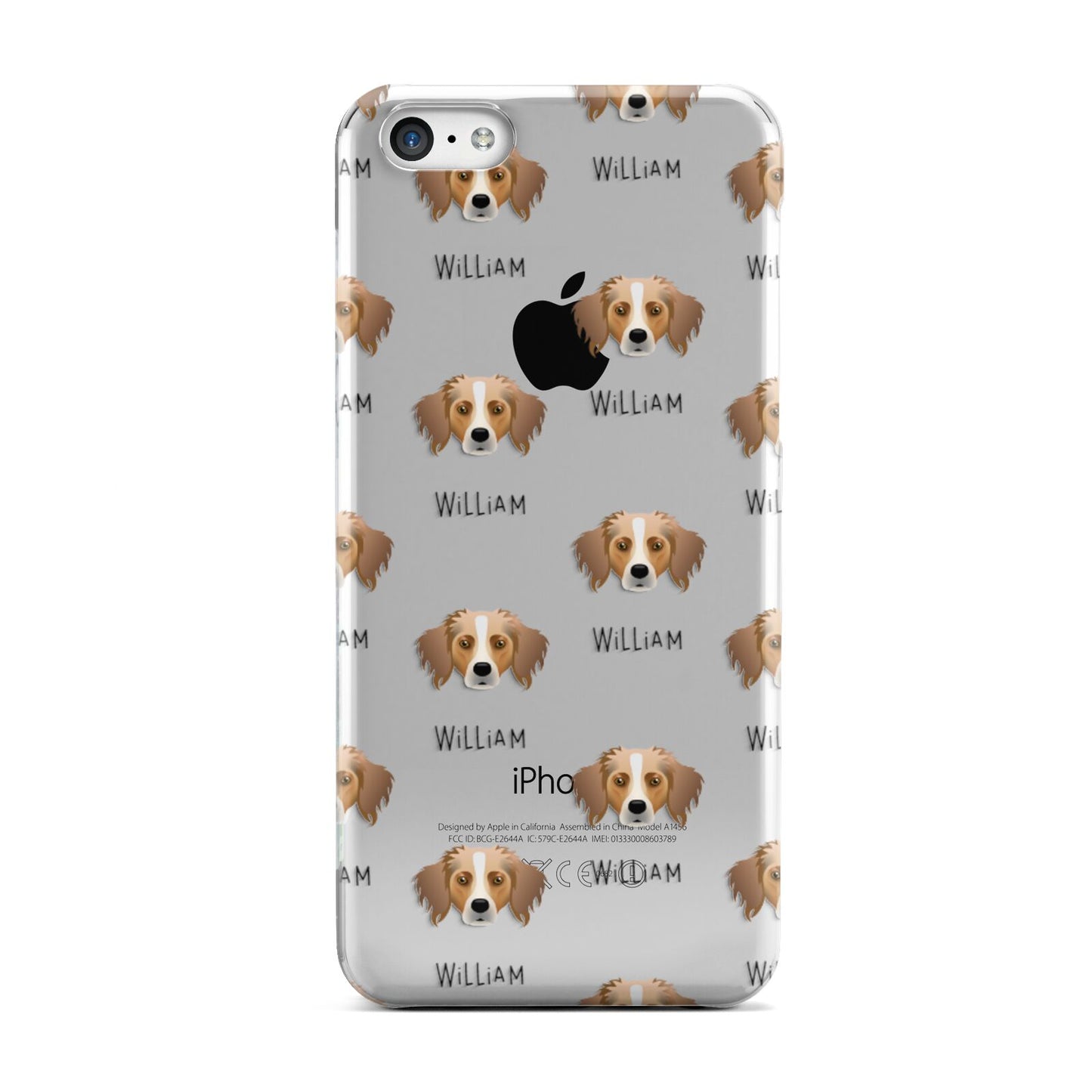 Australian Shepherd Icon with Name Apple iPhone 5c Case