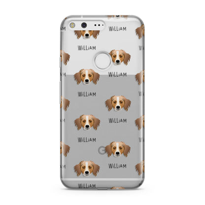 Australian Shepherd Icon with Name Google Pixel Case