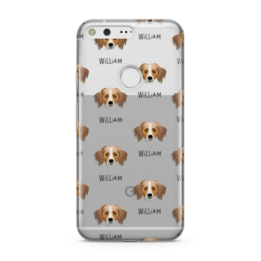 Australian Shepherd Icon with Name Google Pixel Case