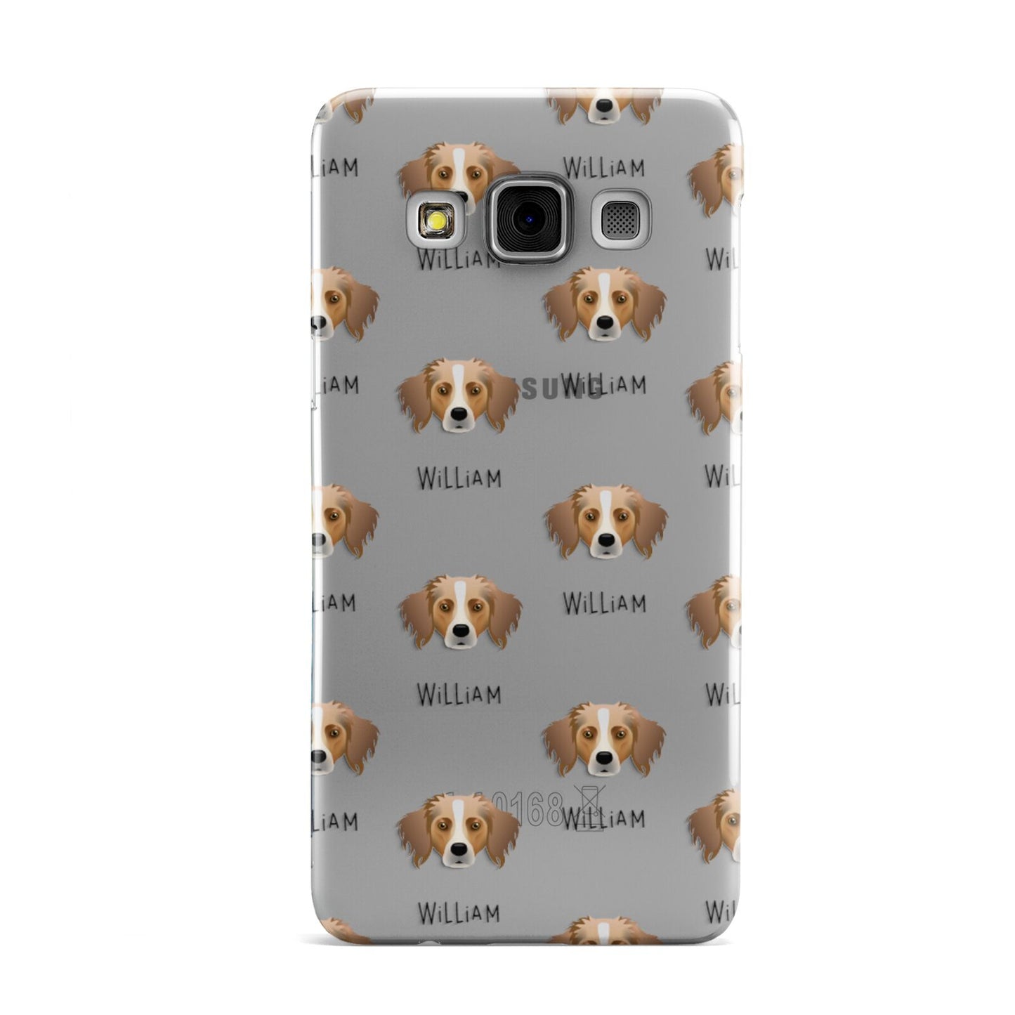 Australian Shepherd Icon with Name Samsung Galaxy A3 Case