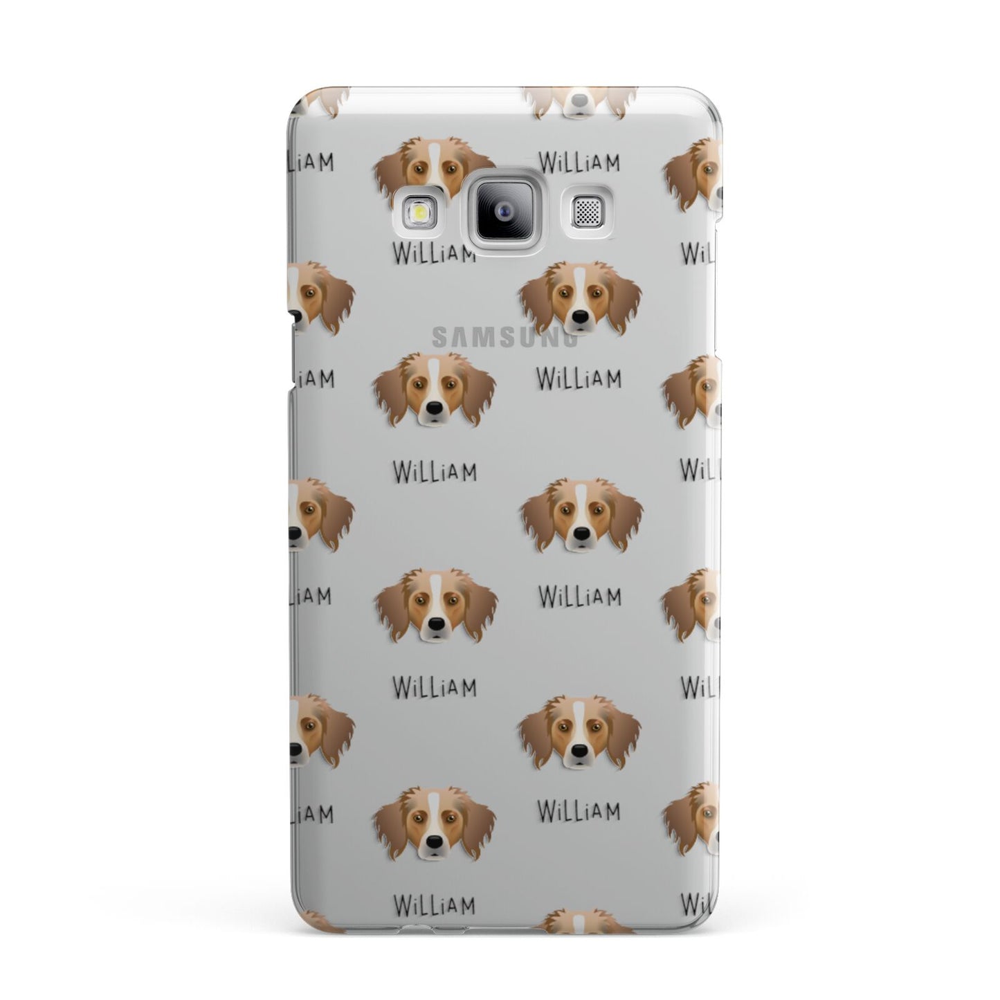 Australian Shepherd Icon with Name Samsung Galaxy A7 2015 Case