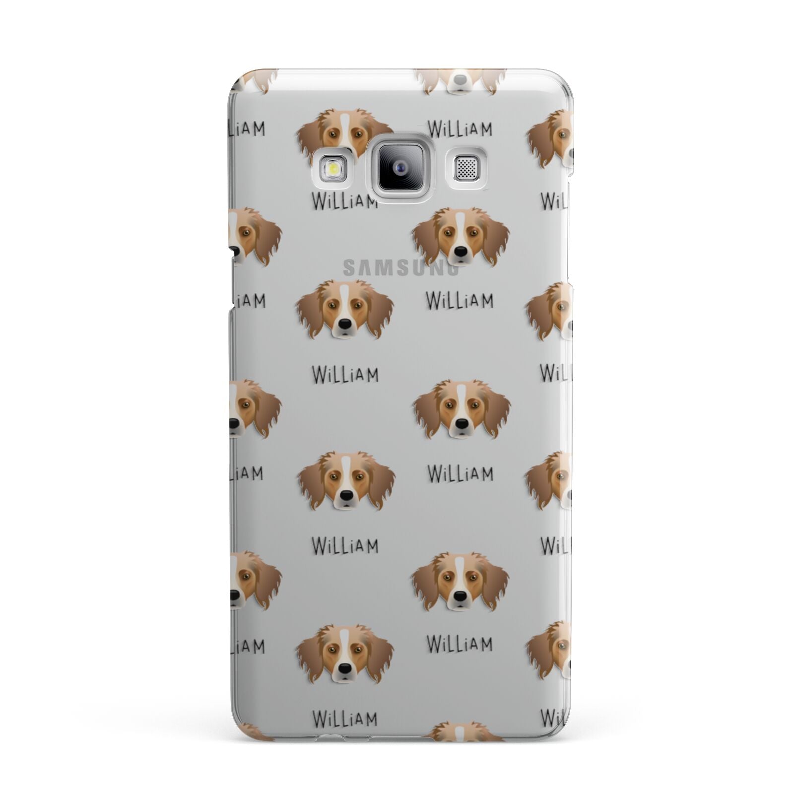 Australian Shepherd Icon with Name Samsung Galaxy A7 2015 Case