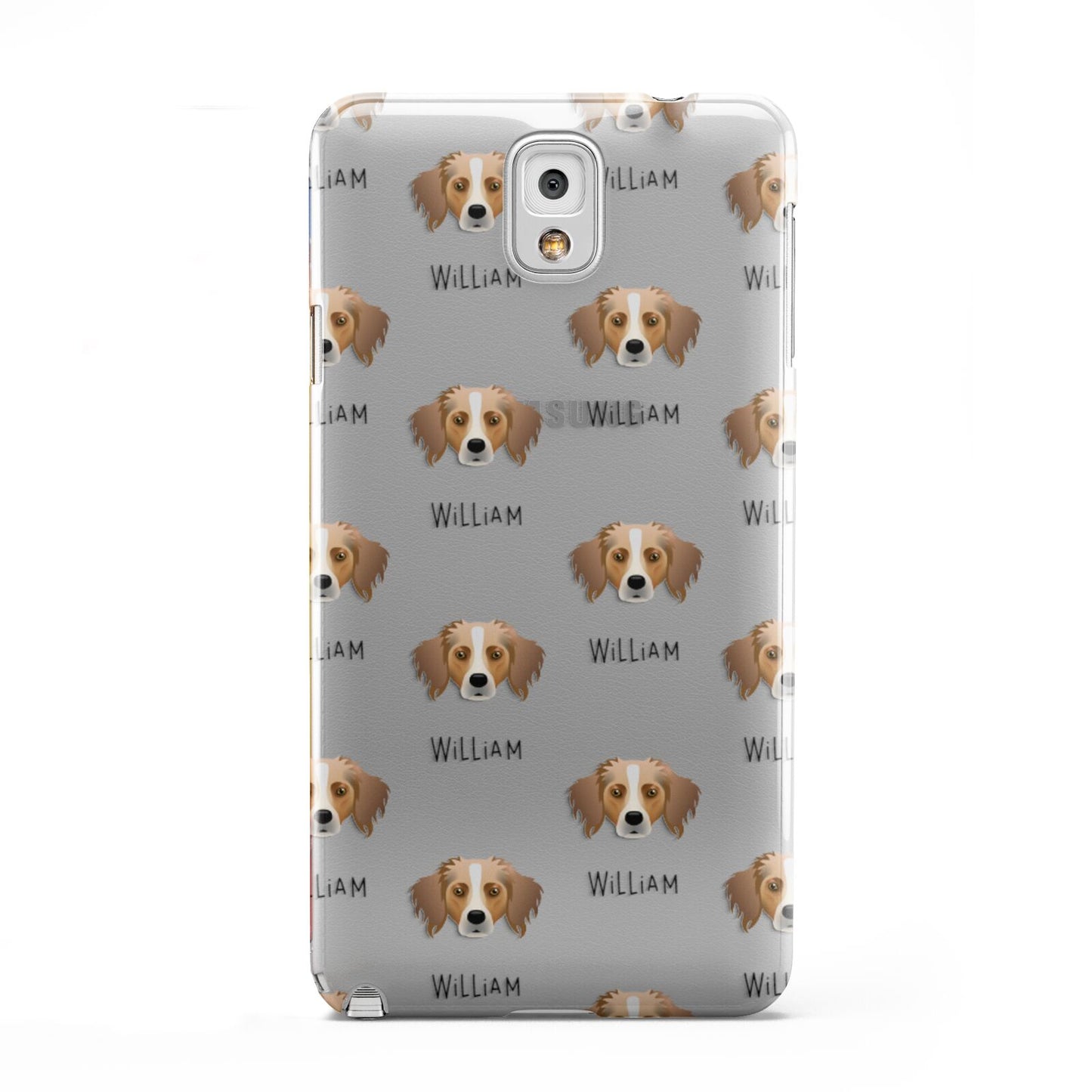 Australian Shepherd Icon with Name Samsung Galaxy Note 3 Case