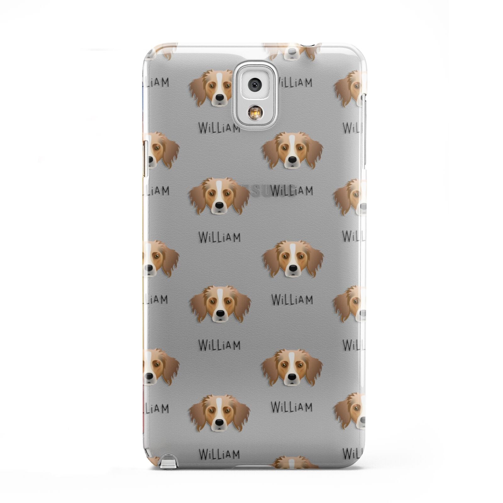 Australian Shepherd Icon with Name Samsung Galaxy Note 3 Case