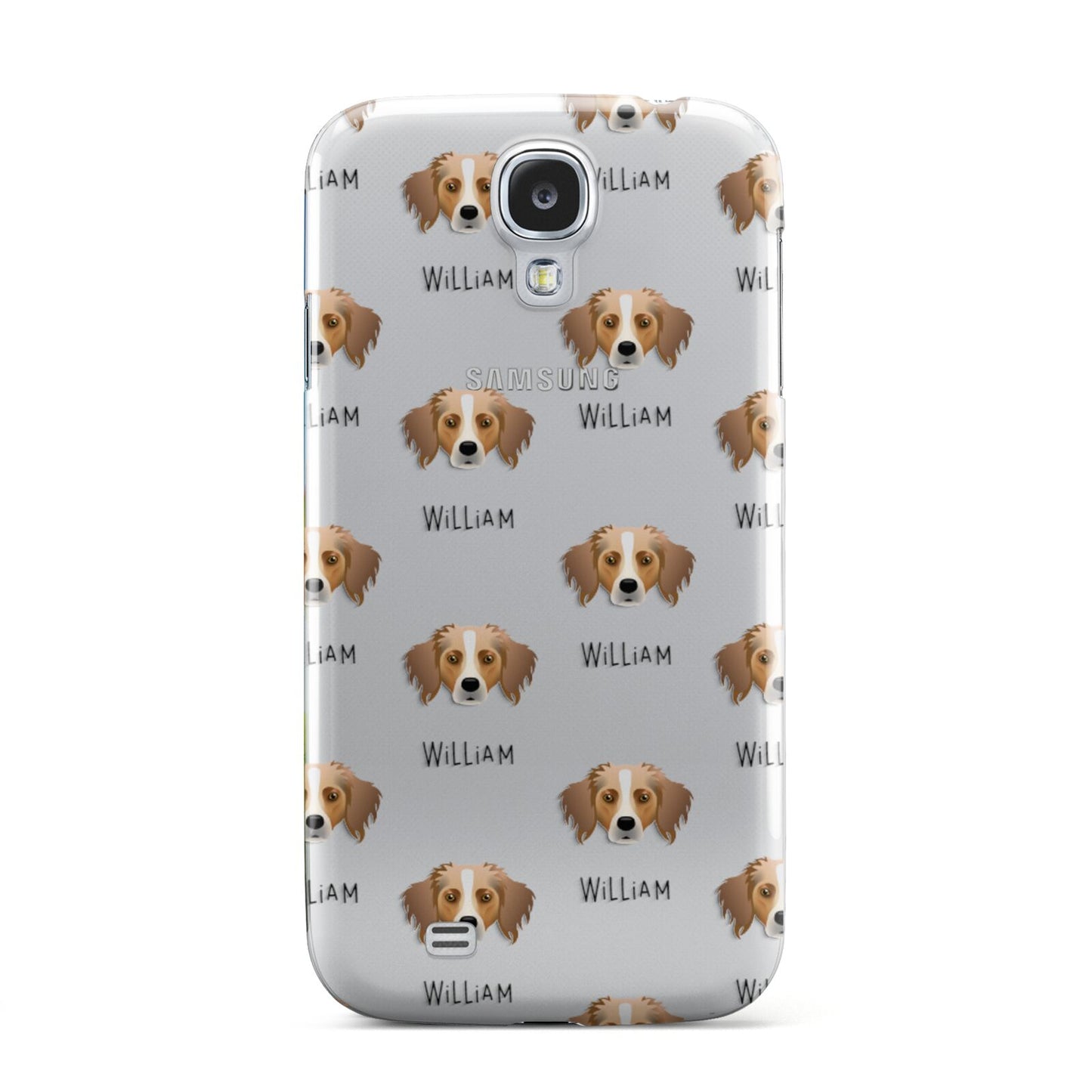 Australian Shepherd Icon with Name Samsung Galaxy S4 Case