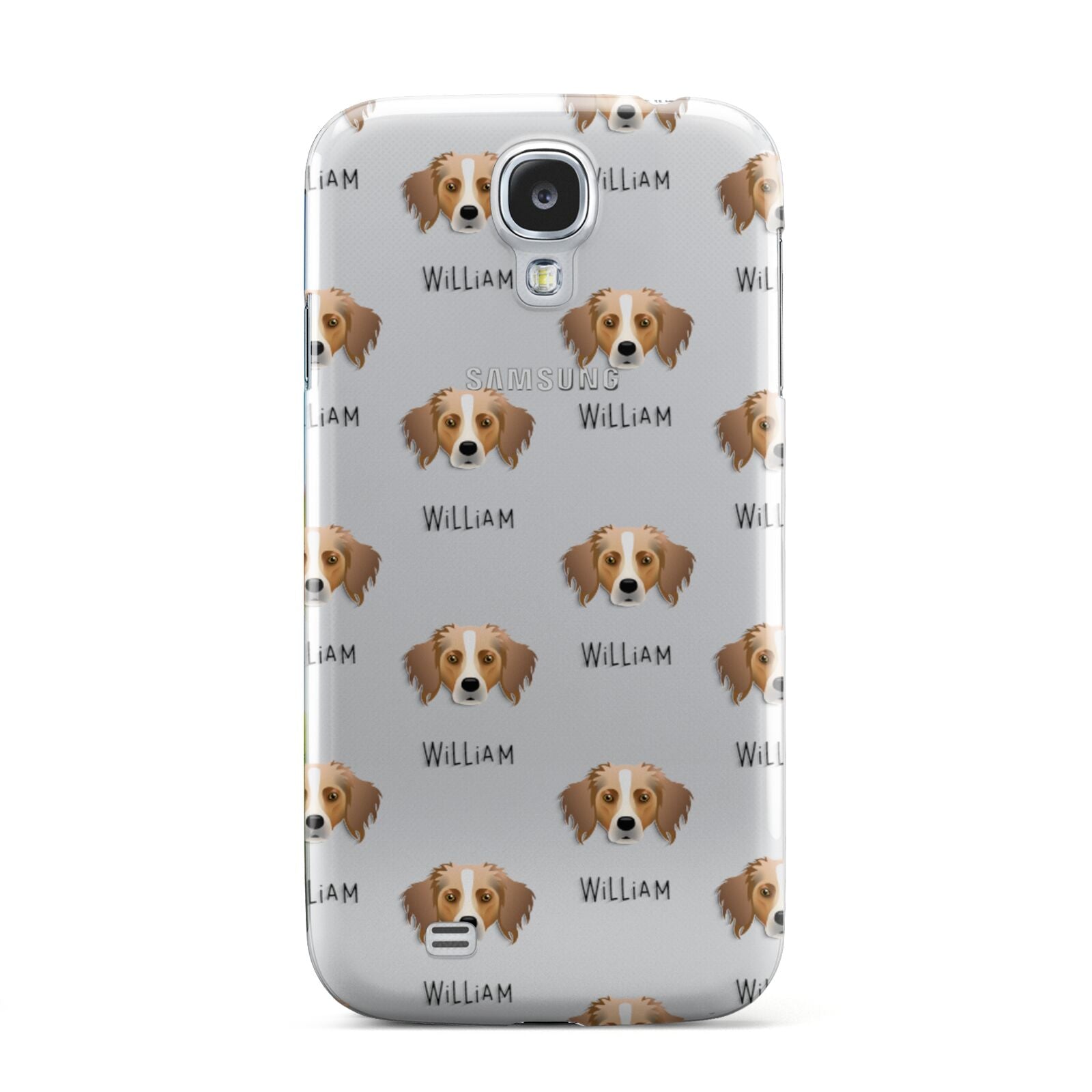 Australian Shepherd Icon with Name Samsung Galaxy S4 Case