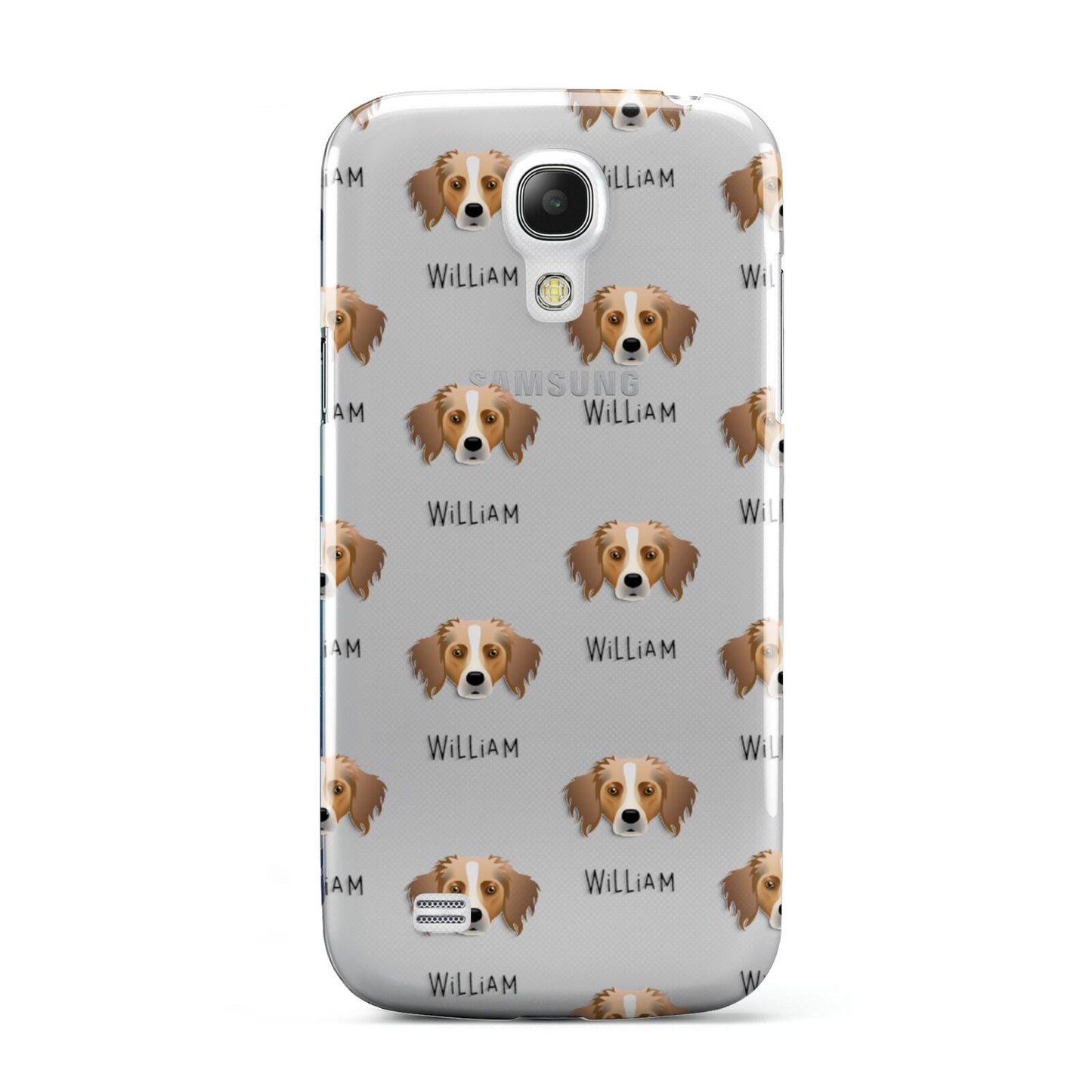 Australian Shepherd Icon with Name Samsung Galaxy S4 Mini Case