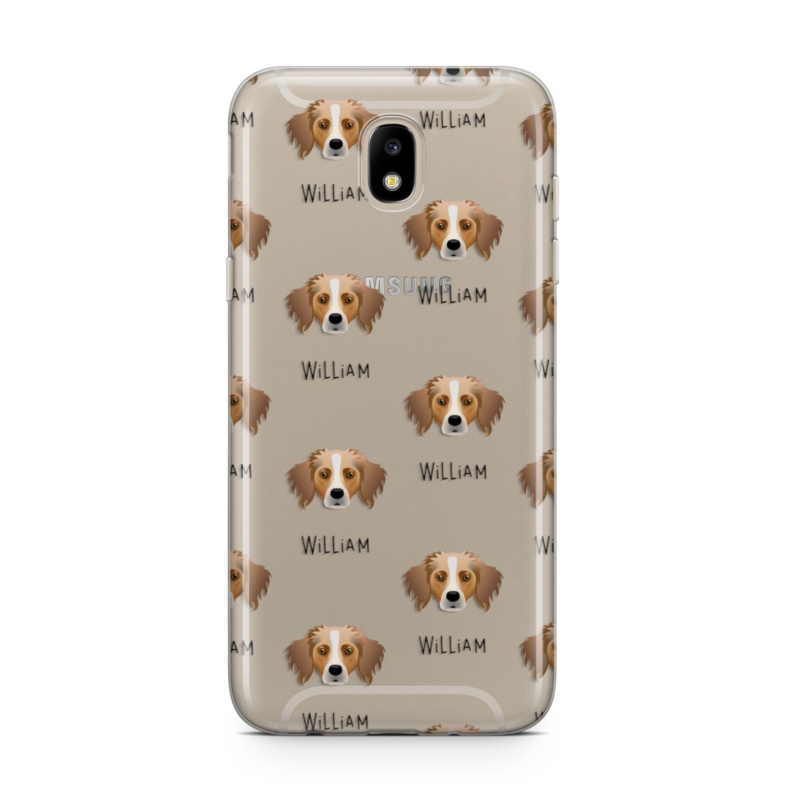 Australian Shepherd Icon with Name Samsung J5 2017 Case