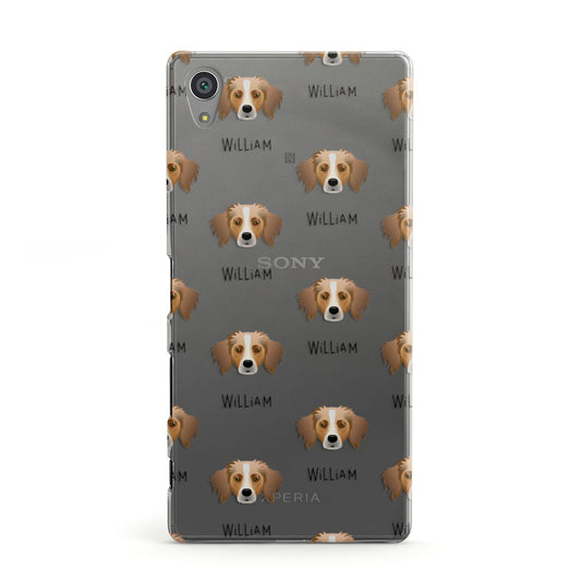Australian Shepherd Icon with Name Sony Xperia Case