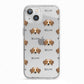 Australian Shepherd Icon with Name iPhone 13 TPU Impact Case with White Edges