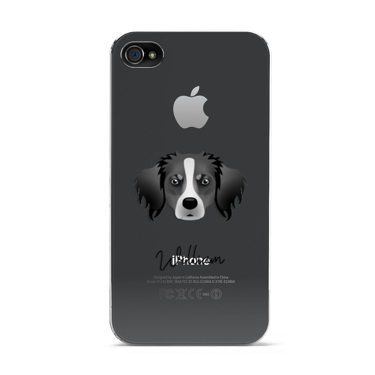 Australian Shepherd Personalised Apple iPhone 4s Case