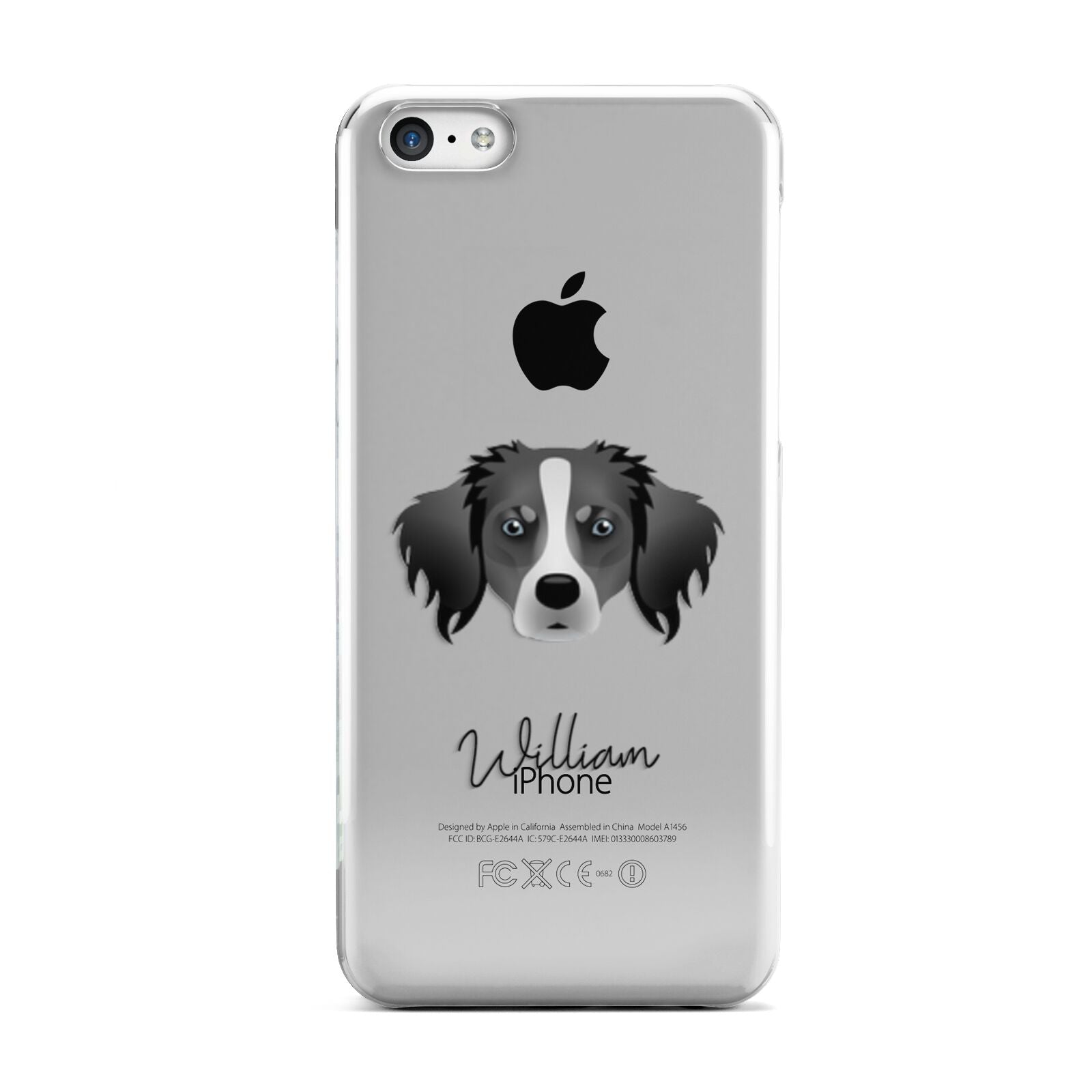 Australian Shepherd Personalised Apple iPhone 5c Case