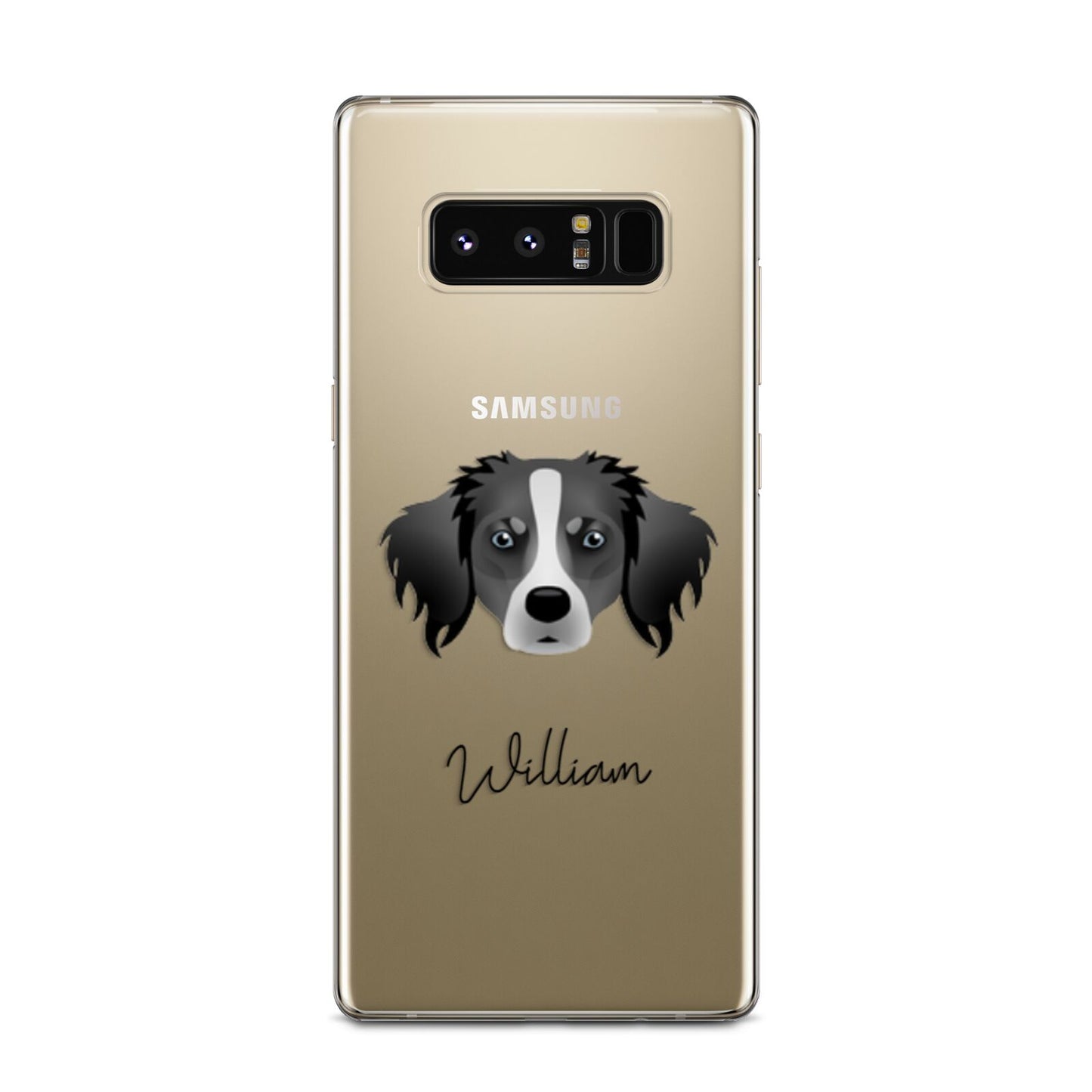 Australian Shepherd Personalised Samsung Galaxy Note 8 Case