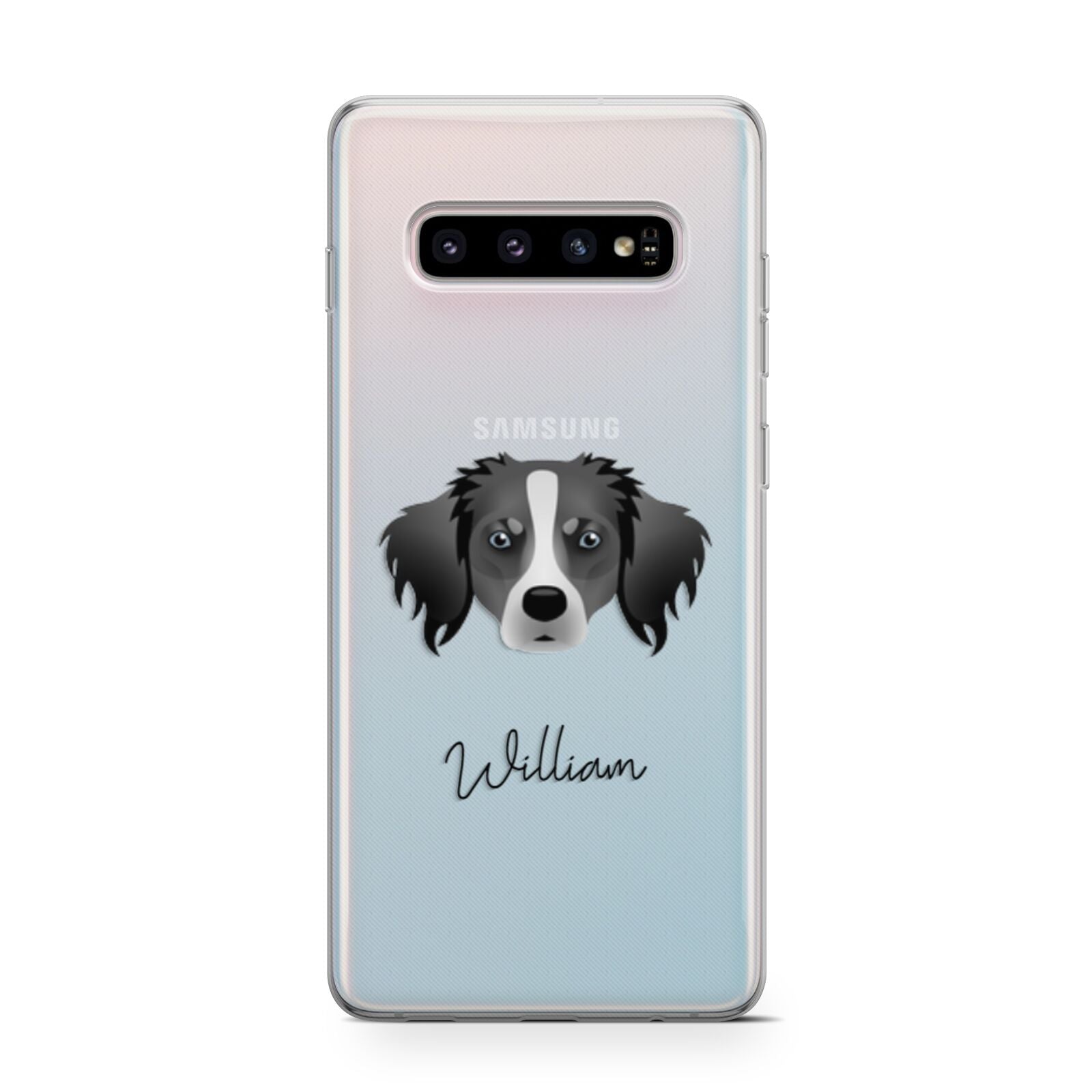 Australian Shepherd Personalised Samsung Galaxy S10 Case
