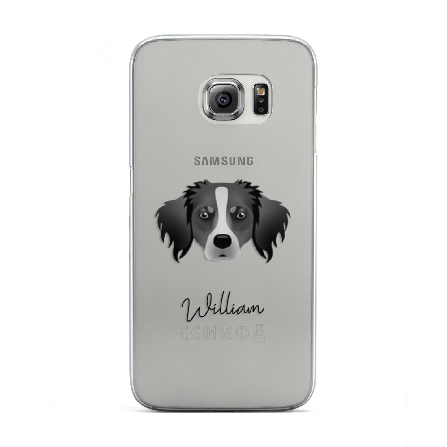 Australian Shepherd Personalised Samsung Galaxy S6 Edge Case