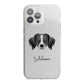 Australian Shepherd Personalised iPhone 13 Pro Max TPU Impact Case with White Edges