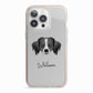 Australian Shepherd Personalised iPhone 13 Pro TPU Impact Case with Pink Edges
