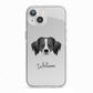 Australian Shepherd Personalised iPhone 13 TPU Impact Case with White Edges