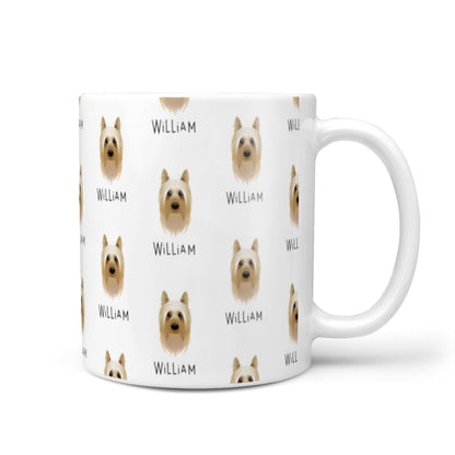 Australian Silky Terrier Icon with Name 10oz Mug
