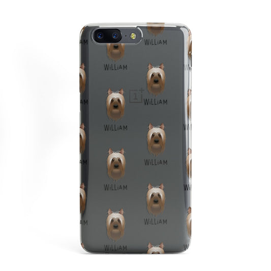 Australian Silky Terrier Icon with Name OnePlus Case