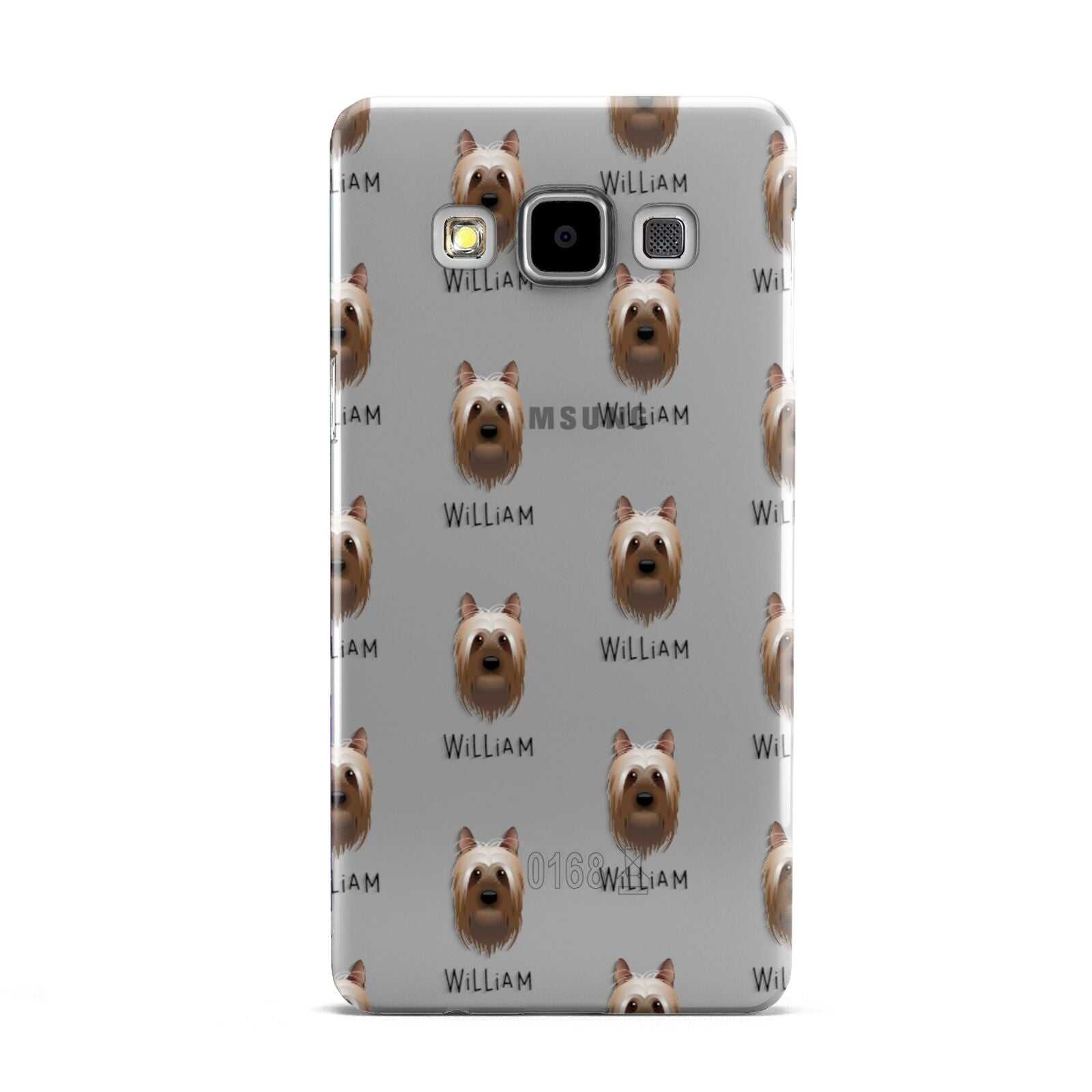 Australian Silky Terrier Icon with Name Samsung Galaxy A5 Case