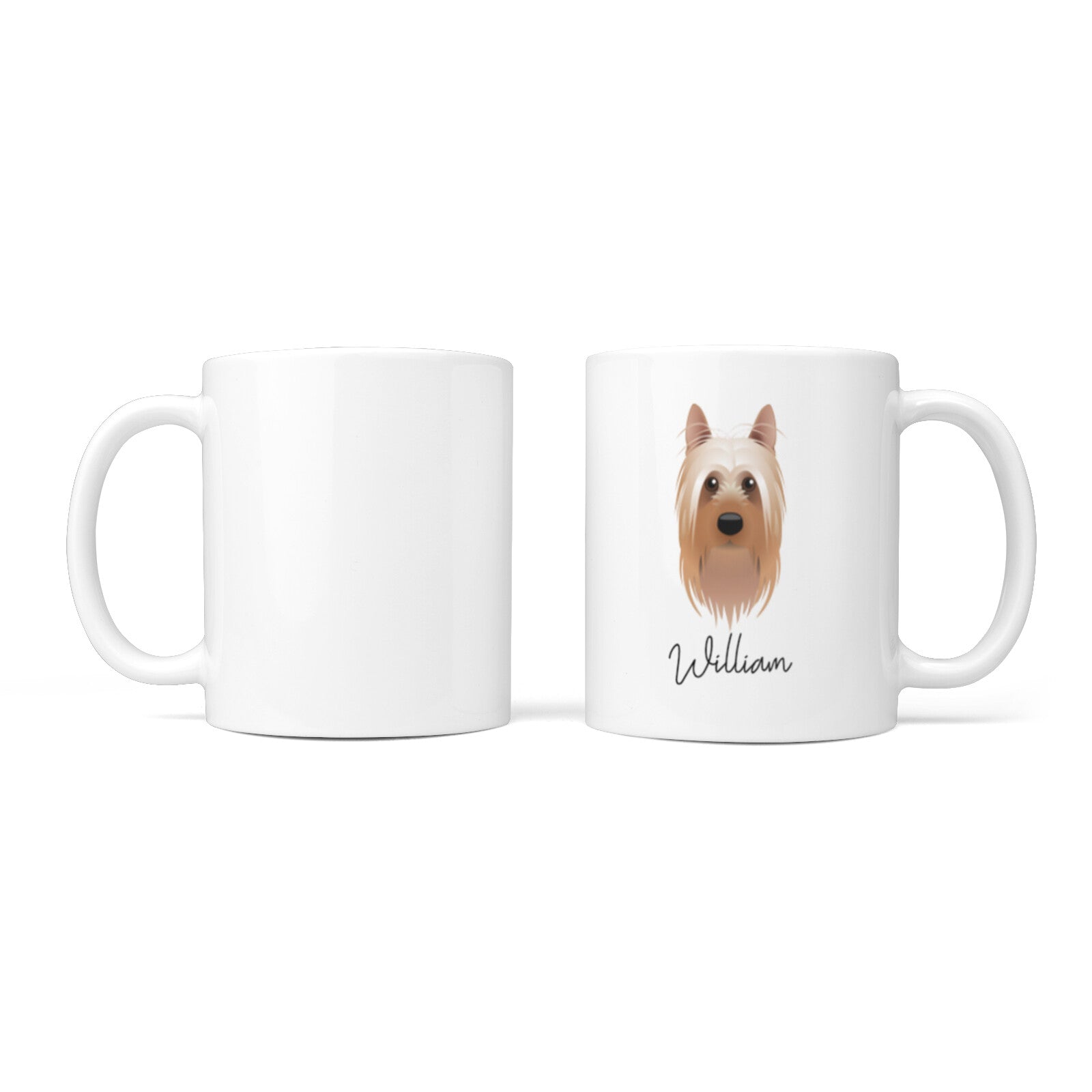 Australian Silky Terrier Personalised 10oz Mug Alternative Image 3