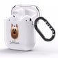 Australian Silky Terrier Personalised AirPods Clear Case Side Image