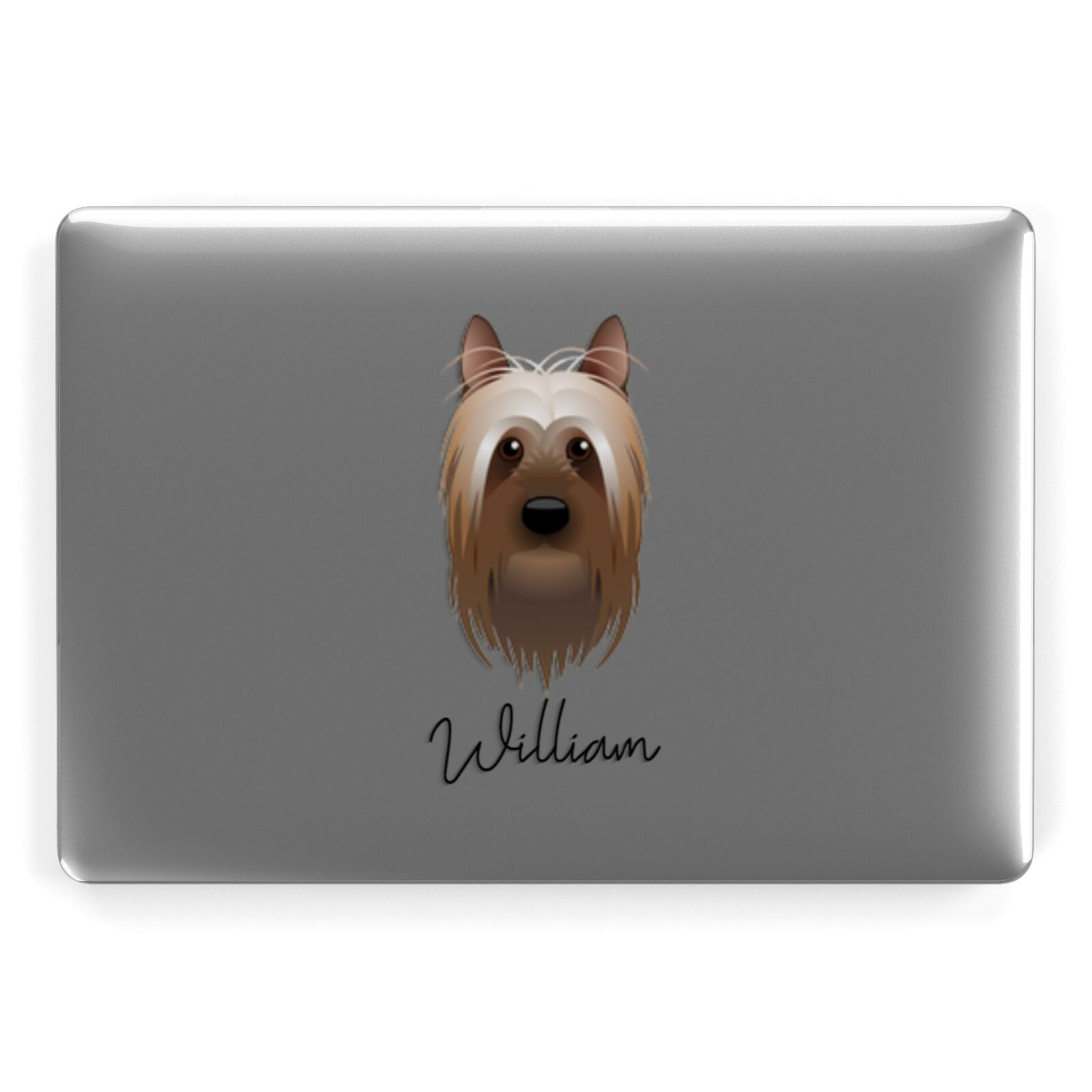 Australian Silky Terrier Personalised Apple MacBook Case