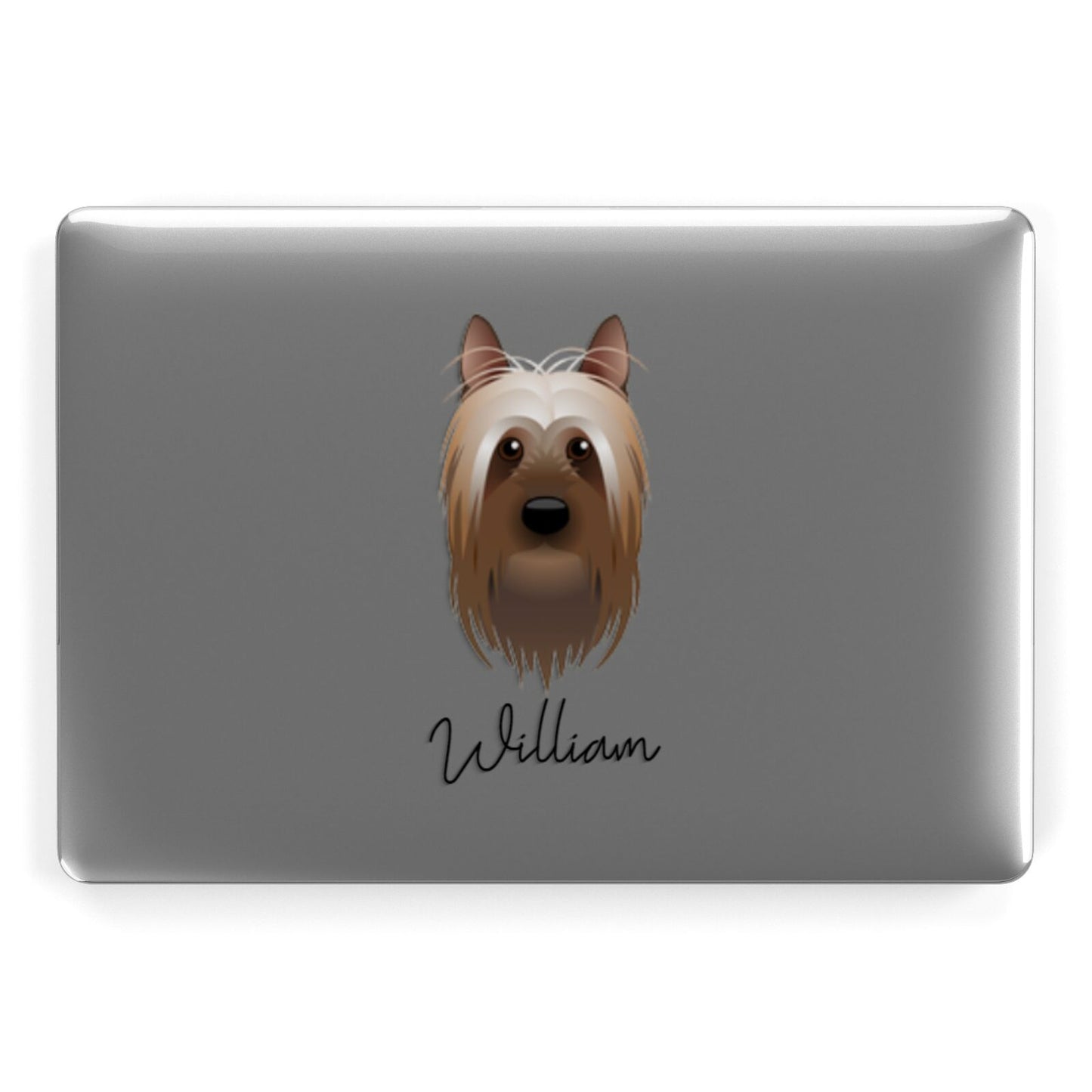 Australian Silky Terrier Personalised Apple MacBook Case
