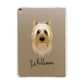Australian Silky Terrier Personalised Apple iPad Gold Case