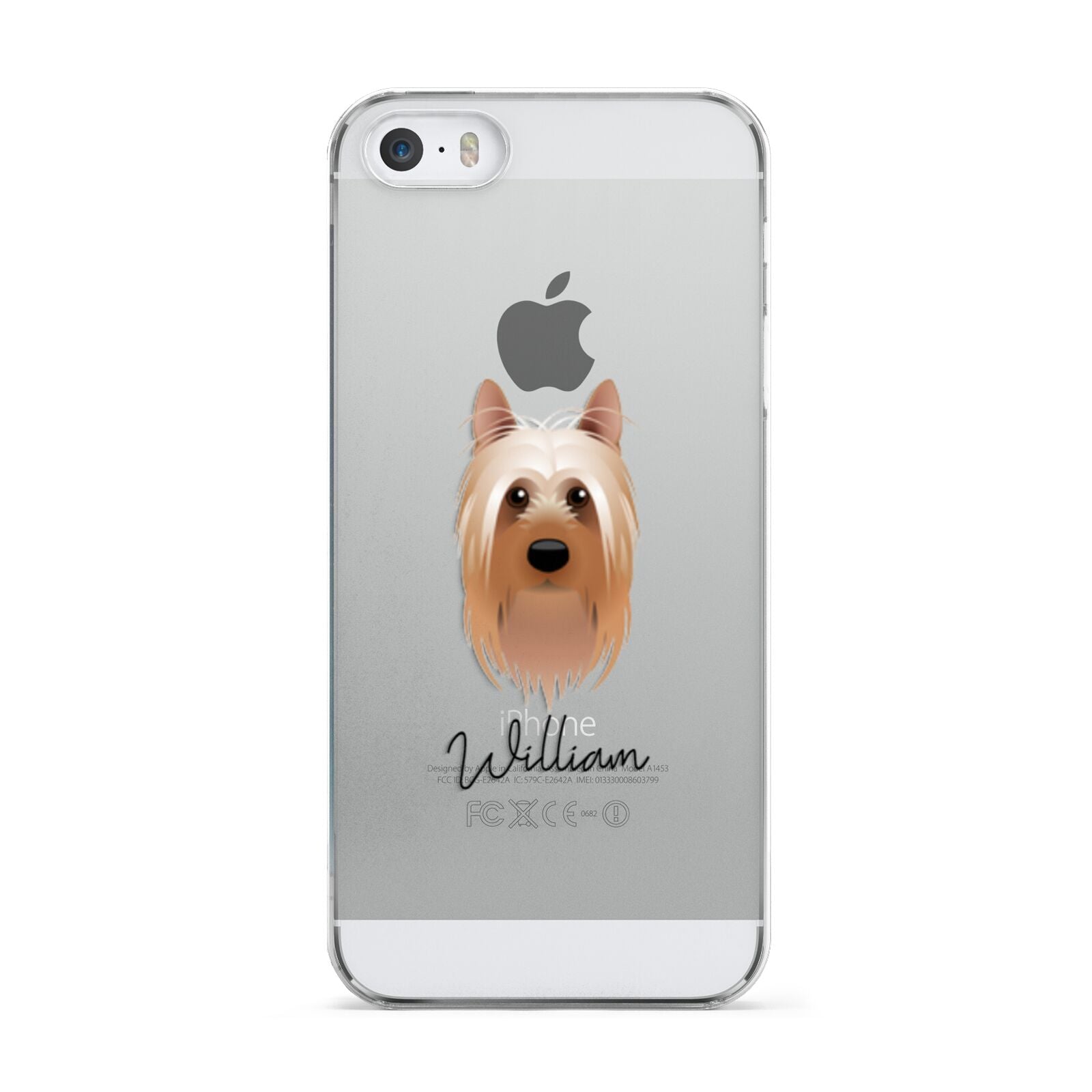Australian Silky Terrier Personalised Apple iPhone 5 Case