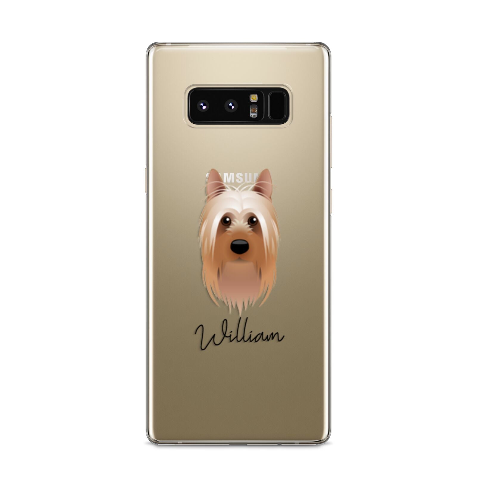 Australian Silky Terrier Personalised Samsung Galaxy S8 Case